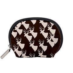 Brown Deer Pattern Accessory Pouch (small)