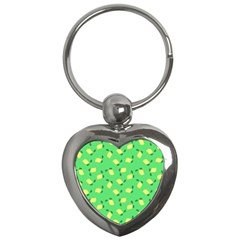 Lemons Green Key Chains (heart)  by snowwhitegirl