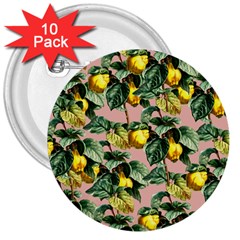 Fruit Branches 3  Buttons (10 Pack)  by snowwhitegirl