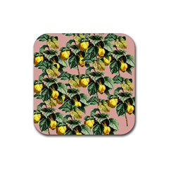 Fruit Branches Rubber Coaster (square)  by snowwhitegirl