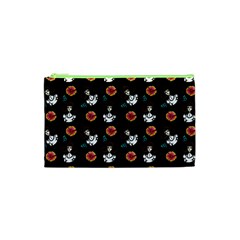 Girl With Dress Black Cosmetic Bag (xs)