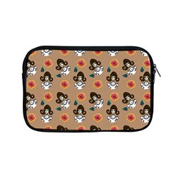 Girl With Dress Beige Apple Macbook Pro 13  Zipper Case by snowwhitegirl