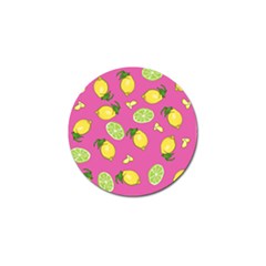 Lemons And Limes Pink Golf Ball Marker (10 Pack)