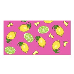 Lemons And Limes Pink Satin Shawl by snowwhitegirl