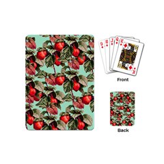 Fruit Branches Green Playing Cards (mini) 