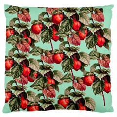 Fruit Branches Green Standard Flano Cushion Case (one Side)