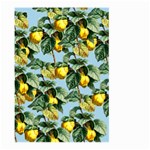 Fruit Branches Blue Large Garden Flag (Two Sides) Front