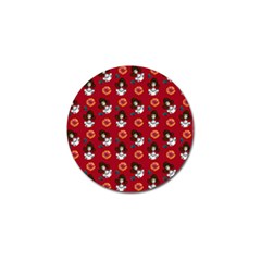 Girl With Dress Red Golf Ball Marker (10 Pack)