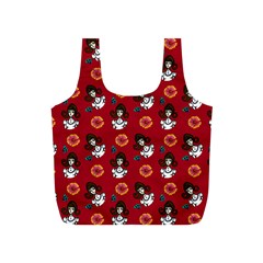 Girl With Dress Red Full Print Recycle Bag (s)