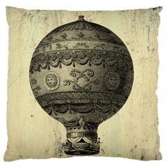 Vintage Air Balloon Large Cushion Case (one Side)