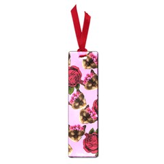 Lazy Cat Floral Pattern Pink Small Book Marks