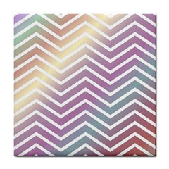 Ombre Zigzag 01 Tile Coasters