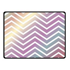 Ombre Zigzag 01 Fleece Blanket (small)