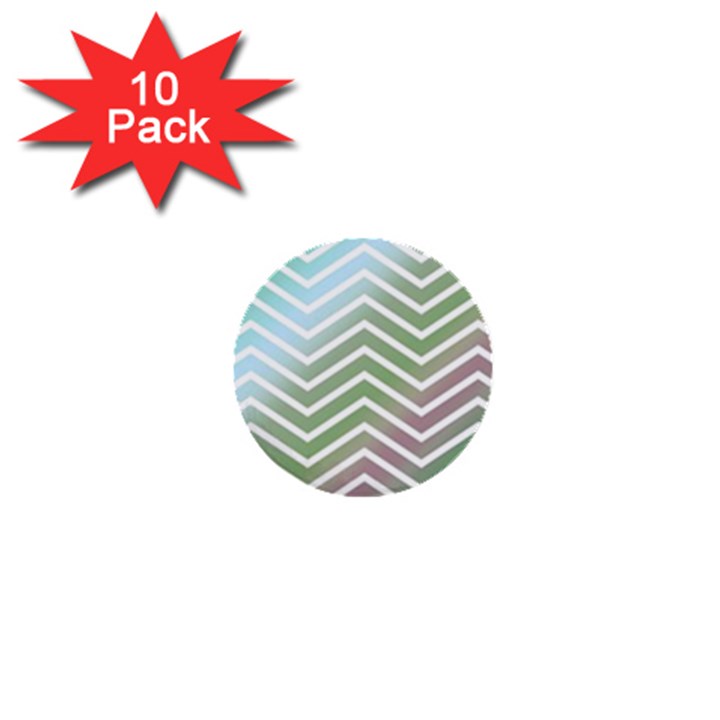 Ombre Zigzag 02 1  Mini Buttons (10 pack) 