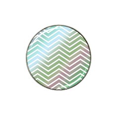 Ombre Zigzag 02 Hat Clip Ball Marker by snowwhitegirl