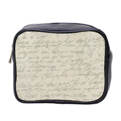Handwritten Letter 2 Mini Toiletries Bag (two Sides) by vintage2030