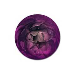Wonderful Flower In Ultra Violet Colors Magnet 3  (round) by FantasyWorld7