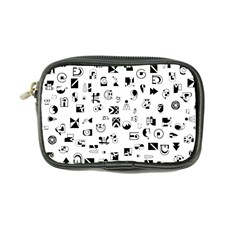 Black Abstract Symbols Coin Purse by FunnyCow