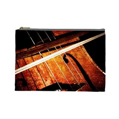 Cello Performs Classic Music Cosmetic Bag (large) by FunnyCow