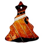 Cello Performs Classic Music Christmas Tree Ornament (Two Sides) Front