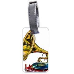 Vintage Gramophone Luggage Tags (one Side)  by FunnyCow