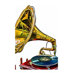 Vintage Gramophone Shower Curtain 48  X 72  (small)  by FunnyCow