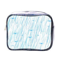 Let It Rain Mini Toiletries Bag (one Side) by FunnyCow