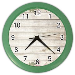 On Wood 2188537 1920 Color Wall Clock by vintage2030