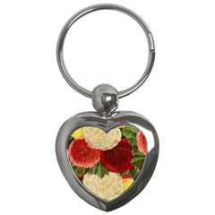 Flowers 1776429 1920 Key Chains (heart)  by vintage2030
