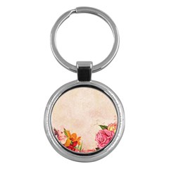 Flower 1646045 1920 Key Chains (round)  by vintage2030