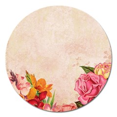 Flower 1646045 1920 Magnet 5  (round) by vintage2030