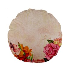 Flower 1646045 1920 Standard 15  Premium Flano Round Cushions by vintage2030