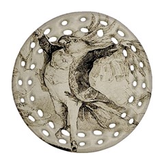 Bird 1515866 1280 Ornament (round Filigree) by vintage2030