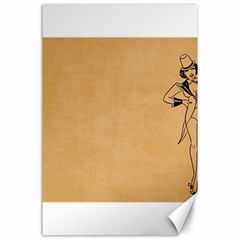 Flapper 1515869 1280 Canvas 24  X 36  by vintage2030