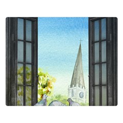 Town 1660455 1920 Double Sided Flano Blanket (large) 