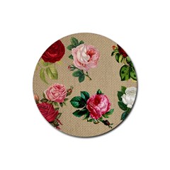 Flower 1770189 1920 Rubber Coaster (round)  by vintage2030