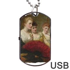 Vintage 1501598 1280 Dog Tag Usb Flash (one Side) by vintage2030