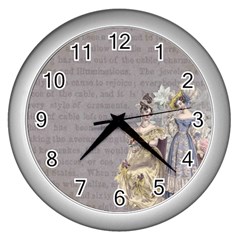 Background 1775352 1280 Wall Clock (silver) by vintage2030