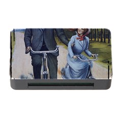 Couple On Bicycle Memory Card Reader with CF