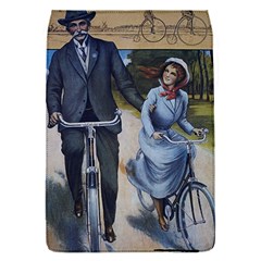 Couple On Bicycle Removable Flap Cover (S)