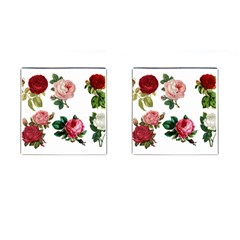 Roses 1770165 1920 Cufflinks (square) by vintage2030