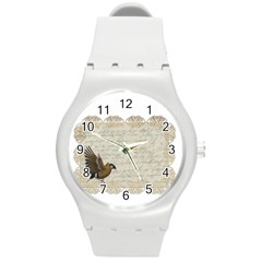 Tag Bird Round Plastic Sport Watch (m) by vintage2030