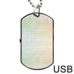 Page Spash Dog Tag Usb Flash (two Sides) by vintage2030