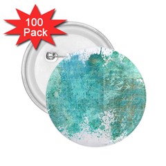 Splash Teal 2.25  Buttons (100 pack) 