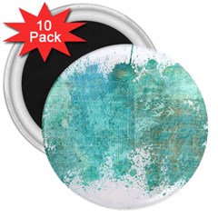 Splash Teal 3  Magnets (10 pack) 