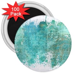 Splash Teal 3  Magnets (100 pack)