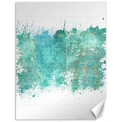 Splash Teal Canvas 12  x 16 