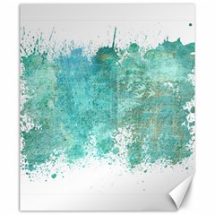 Splash Teal Canvas 20  x 24 