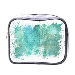 Splash Teal Mini Toiletries Bag (One Side)