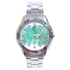 Splash Teal Stainless Steel Analogue Watch